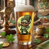 Verre Trèfles et Farces Bière de la Saint-Patrick