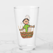 Verre Tressage de panier (Dos)