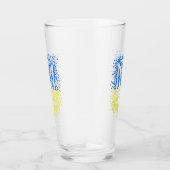 Verre Trident de l'emblème ukrainien tryzub dispersant l (Droite)