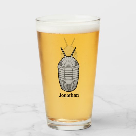 Verre Trilobite préhistorique (Devant (rempli))