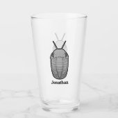 Verre Trilobite préhistorique (Devant)