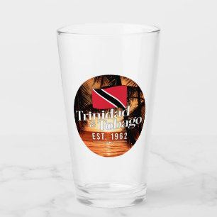 Verre "Trinidad & Tobago Est. Coucher De Soleil De 1962 