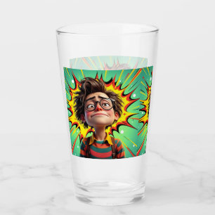 Verre Triomphe enjoué de l'enseignant