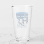 Verre Triptyque De Vagues De Crashage Sur Roches (Dos)