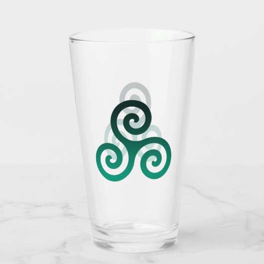 Verre Triskele vert (Dos)