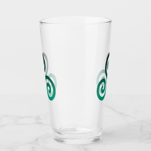 Verre Triskele vert (Droite)