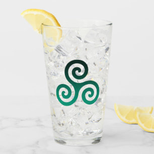 Verre Triskele vert