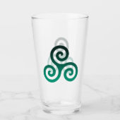 Verre Triskele vert (Devant)