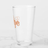 Verre TRIXIE Retro 70's Thème Super Babe Bachelorette (Gauche)