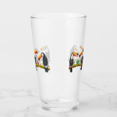 Verre tropical de culbuteur d'oiseaux de toucan de (Gauche)