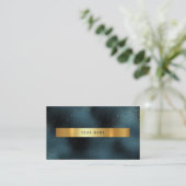 Verre Tropical Green Gold Turquoise Vip Carte de v (Debout devant)