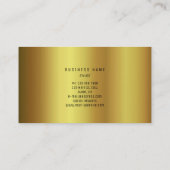 Verre Tropical Green Gold Turquoise Vip Carte de v (Dos)