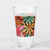 Verre tropical/hawaïen/floral/fleur (Dos)