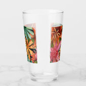 Verre tropical/hawaïen/floral/fleur (Droite)