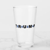 Verre Trump 2024 bleu (Devant)