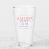 Verre TRUMP 20 - 24 ans de prison - Anti-Trump (Dos)