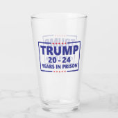 Verre Trump 20 - 24 ans en prison drôle anti-trump (Dos)