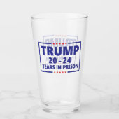 Verre Trump 20 - 24 ans en prison drôle anti-trump (Devant)