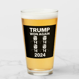 Verre Trump a encore gagné Élection 2024 Jour d'investit