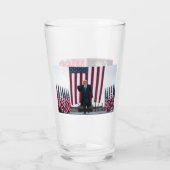 Verre Trump accablé le drapeau (Dos)
