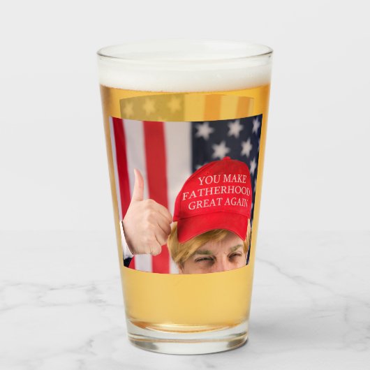 Verre Trump et la paternité    (Devant (rempli))