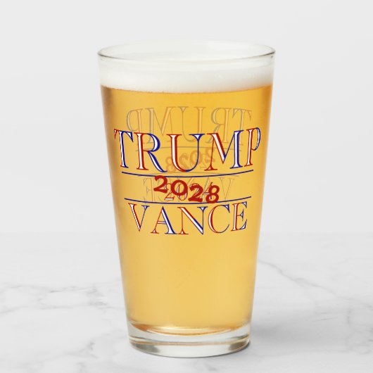 Verre Trump Vance 2024 - 2028? (Devant (rempli))