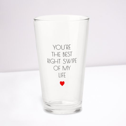 Verre Tu es le meilleur rempart de ma vie Valentine