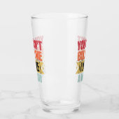 Verre Tu ne peux pas me tromper J'ai un Macho mignon (Gauche)