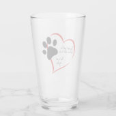 Verre Tu n'es pas mon chien (Dos)