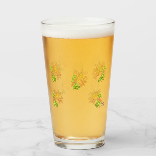 Verre : Tulipes (Devant (rempli))