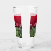 Verre Tulipes rouges sur dégradé (Gauche)