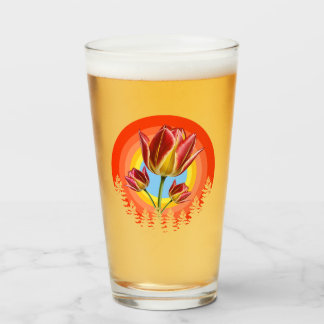 Verre tulips nature botanical plant 