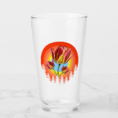 Verre tulips nature botanical plant  (Devant)