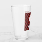 Verre Tumber de monogramme de plaid de Buffalo (Droite)