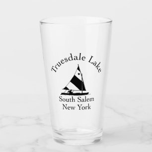 Verre Tumbler de bateau à voile du lac Truesdale