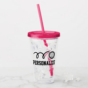 Verre tumbler en acrylique personnalisé pour joueu