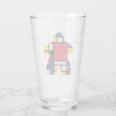 Verre Tumbler Meeple Art Moderne (Dos)