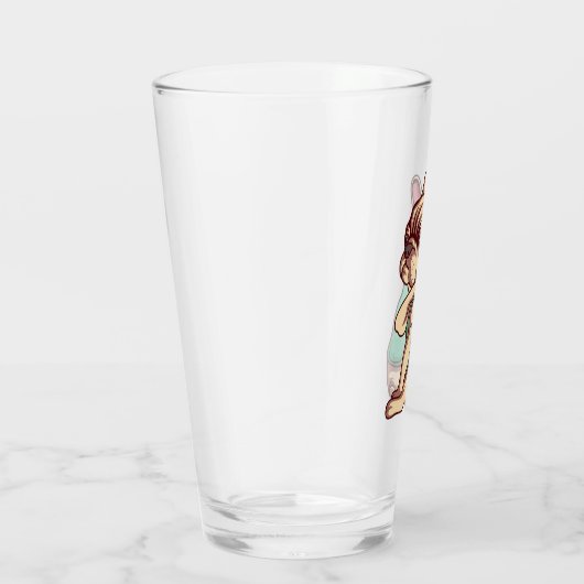 Verre Tumbler Visage Chien-taureaux français | Cadeaux d (Droite)