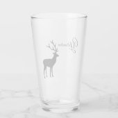 Verre Tumbler-Yellowstone Deer (Dos)