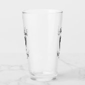 Verre tuxedo amusant avec bow groomsman personnalisé ten (Gauche)