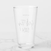 Verre Typographie de script de voyage pour filles élégan (Dos)