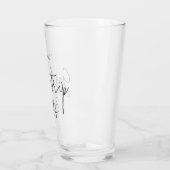 Verre Typographie de script de voyage pour filles élégan (Gauche)