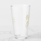 Verre Typographie de script doré moderne pour la mère du (Droite)
