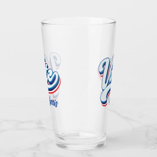 Verre Typographie des élections (Droite)