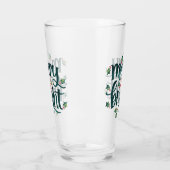 Verre Typographie Joyeuse et Lumineuse (Gauche)