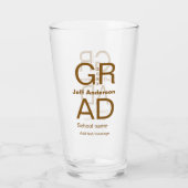 Verre Typographie moderne graduation simple minimum c (Dos)
