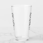 Verre Typographie moderne graduation simple minimum c (Droite)