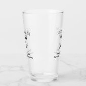 Verre Typography Style Wedding Glass Cup (Gauche)