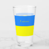 Verre Ukraine Drapeau bleu jaune Thunder_Cove (Devant)
