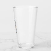 Verre Un chien mignon Bordure Collie (Gauche)